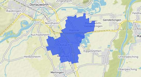 Bodenrichtwertkarte Asbach-B&auml;umenheim